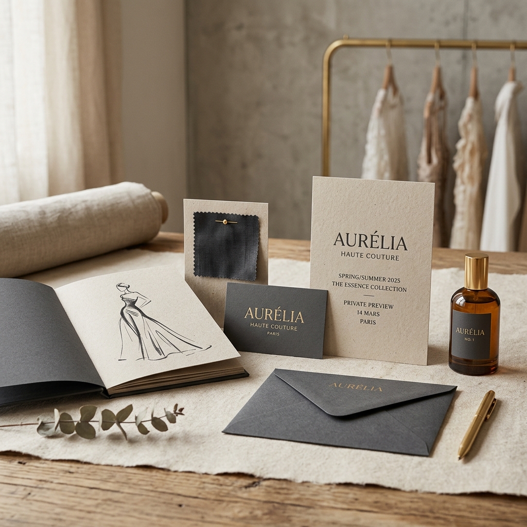Aurélia — Identité de Marque Haute Couture