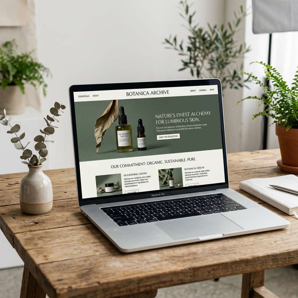 Botanica Archive — Web Design